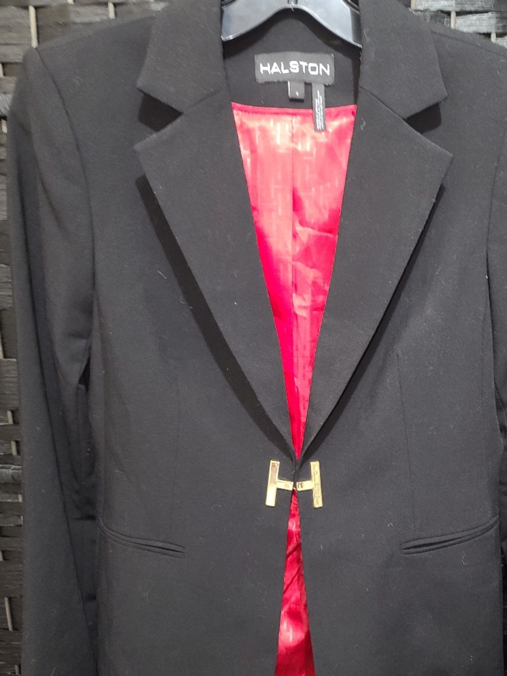 Halston Women's "H" Blazer size 4 NWOT